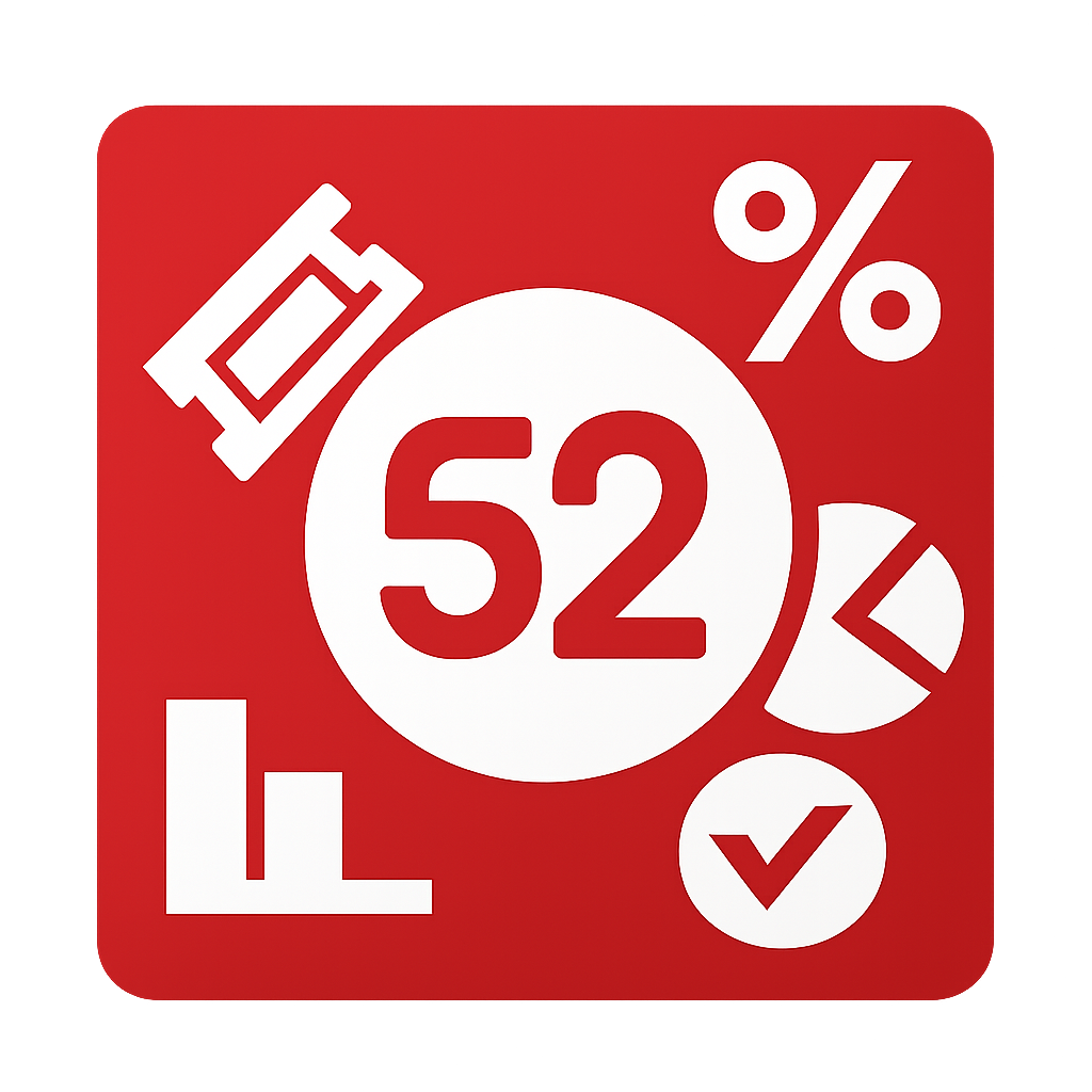 A badge illustrating the safety of the 52 Lottery platform.