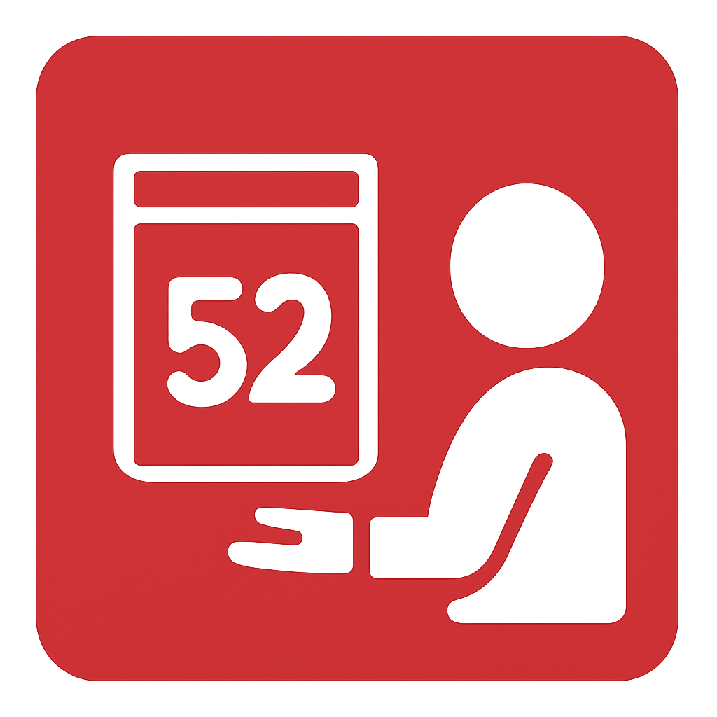 A badge illustrating the safety of the 52 Lottery platform.