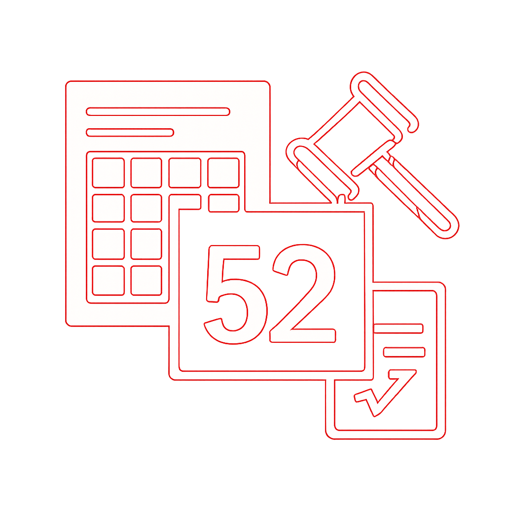 A diagram outlining safety protocols for the 52 Lottery platform.