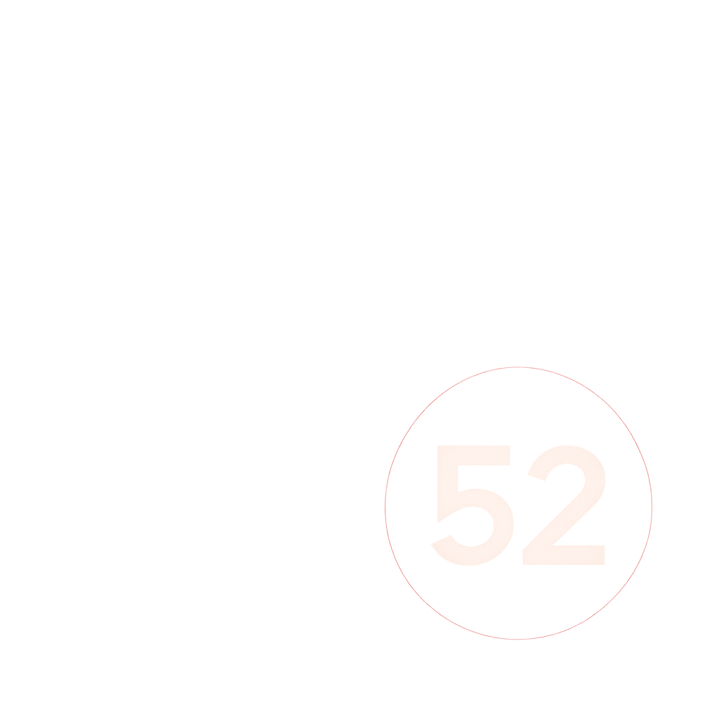 Minimal icon illustrating troubleshooting guide for 52 Lottery.