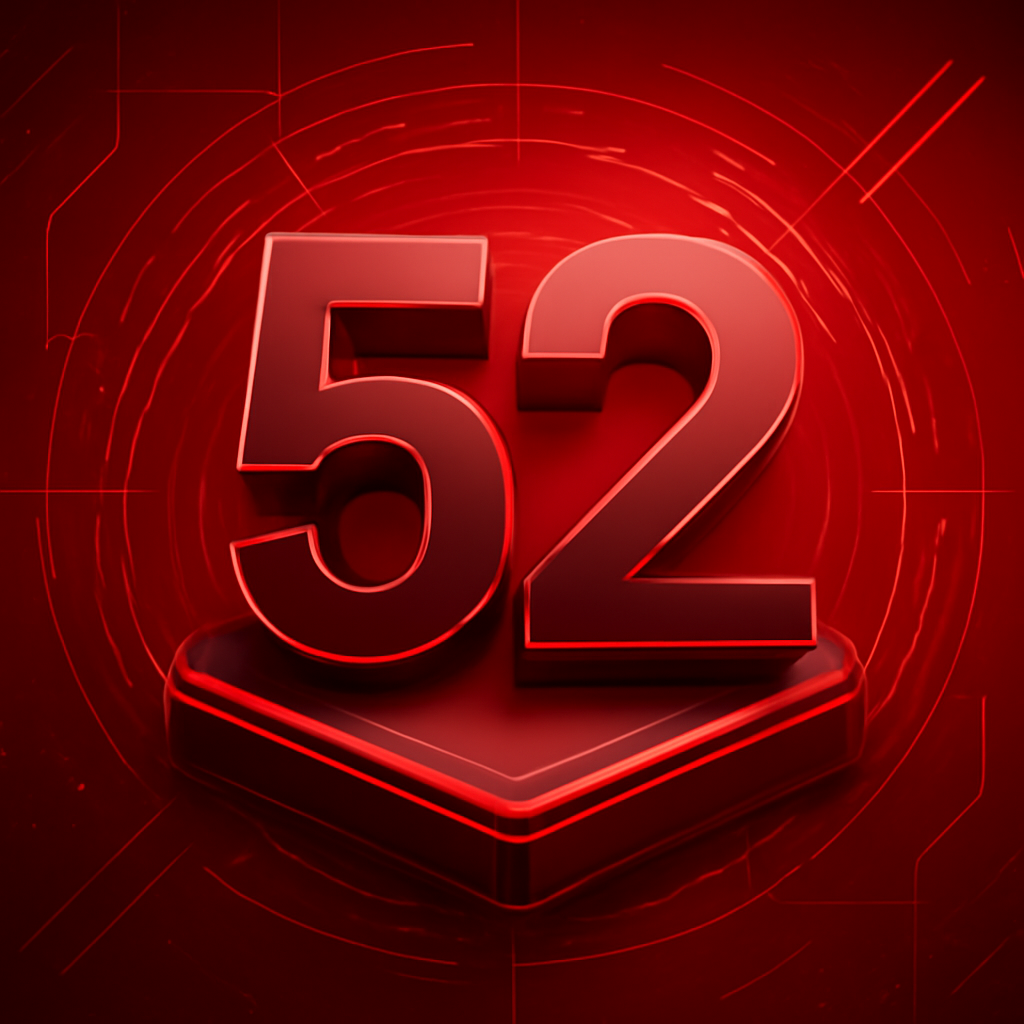 An educational diagram outlining key features of the 52 Lottery.