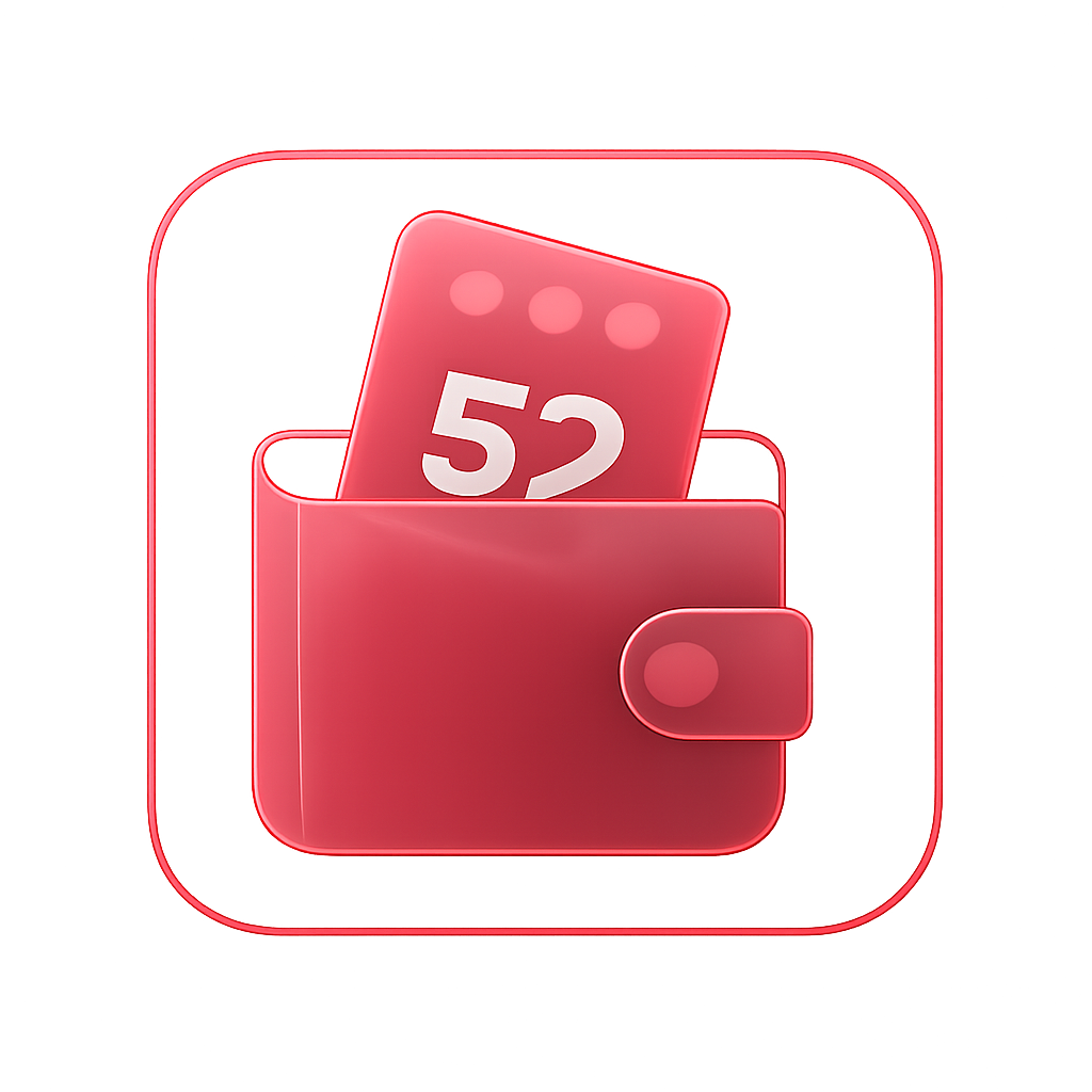 A professional badge representing secure account practices for 52 Lottery.