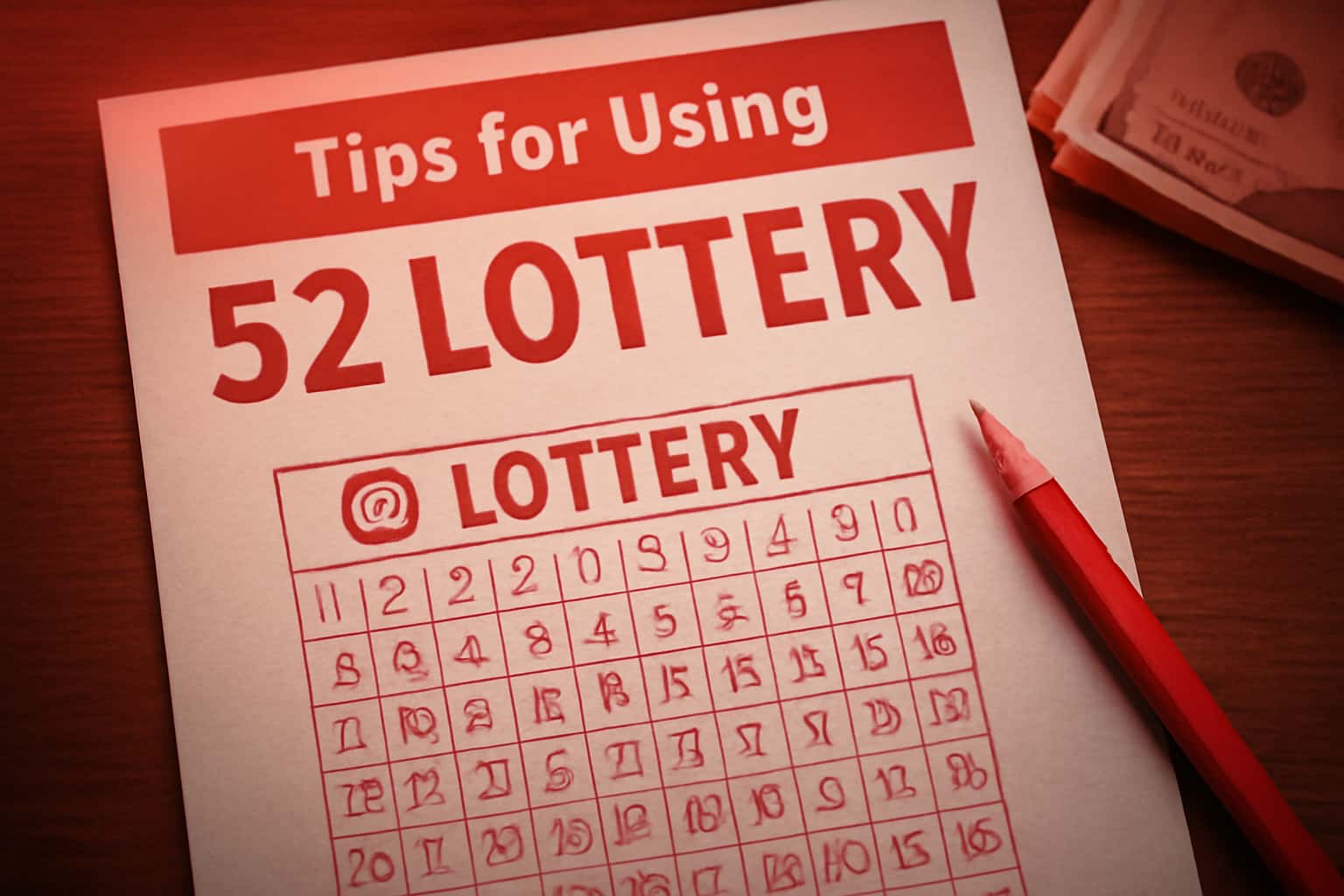 Informative scene of user navigating the 52 Lottery platform.